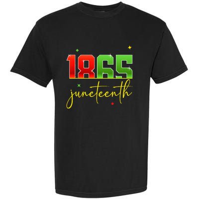 Junenth 1865 Black Freedom History Month African American Garment-Dyed Heavyweight T-Shirt