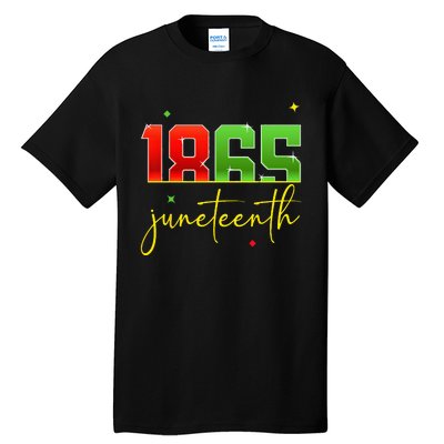 Junenth 1865 Black Freedom History Month African American Tall T-Shirt