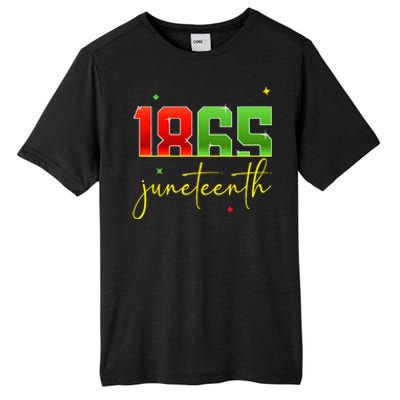 Junenth 1865 Black Freedom History Month African American Tall Fusion ChromaSoft Performance T-Shirt