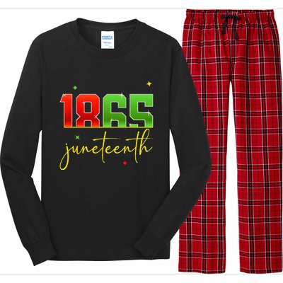 Junenth 1865 Black Freedom History Month African American Long Sleeve Pajama Set