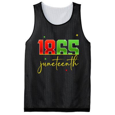 Junenth 1865 Black Freedom History Month African American Mesh Reversible Basketball Jersey Tank