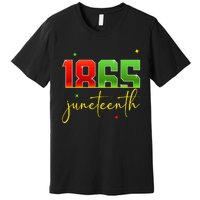 Junenth 1865 Black Freedom History Month African American Premium T-Shirt