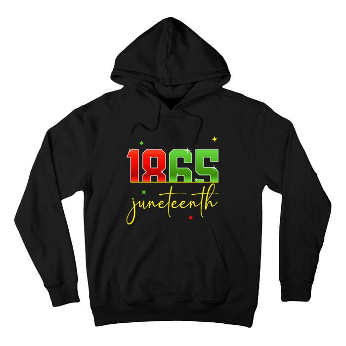 Junenth 1865 Black Freedom History Month African American Tall Hoodie