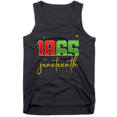 Junenth 1865 Black Freedom History Month African American Tank Top