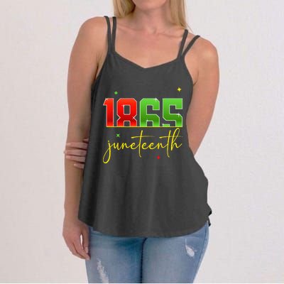 Junenth 1865 Black Freedom History Month African American Women's Strappy Tank