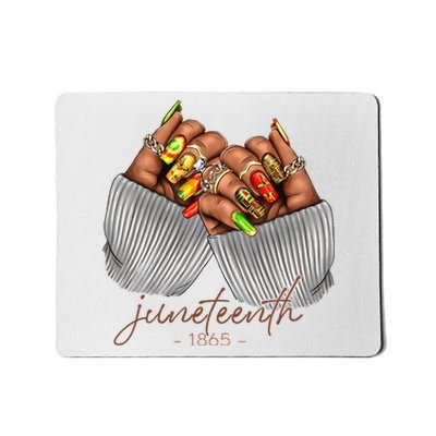 Juneteenth 1865 Black African Girl Woman Black History Mousepad