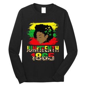 Juneteenth 1865 Black History Month Black African Afro  Long Sleeve Shirt