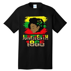 Juneteenth 1865 Black History Month Black African Afro  Tall T-Shirt