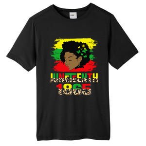 Juneteenth 1865 Black History Month Black African Afro  Tall Fusion ChromaSoft Performance T-Shirt