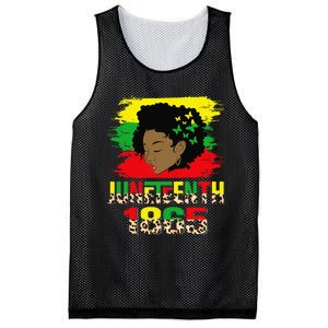 Juneteenth 1865 Black History Month Black African Afro  Mesh Reversible Basketball Jersey Tank