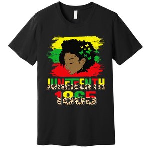 Juneteenth 1865 Black History Month Black African Afro  Premium T-Shirt