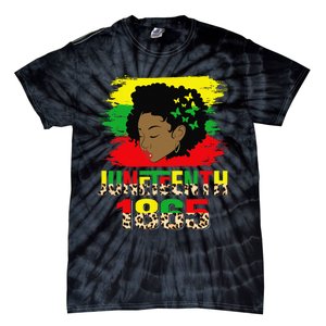 Juneteenth 1865 Black History Month Black African Afro  Tie-Dye T-Shirt