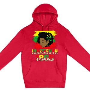 Juneteenth 1865 Black History Month Black African Afro  Premium Pullover Hoodie