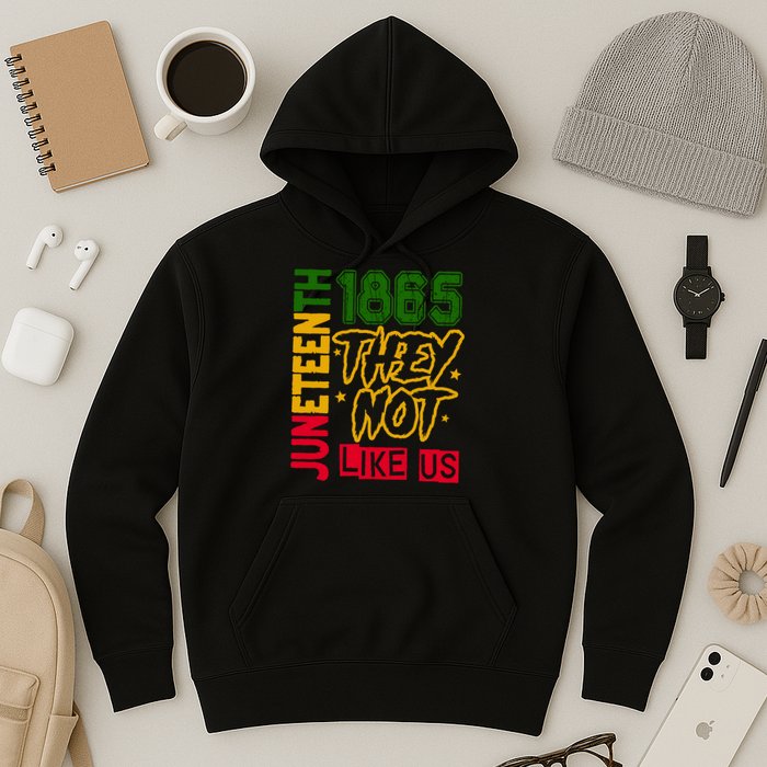 Juneteenth 1865 Black History Month They Not Like Us Hoodie