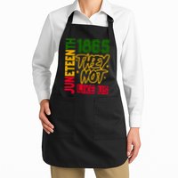 Juneteenth 1865 Black History Month They Not Like Us Apron