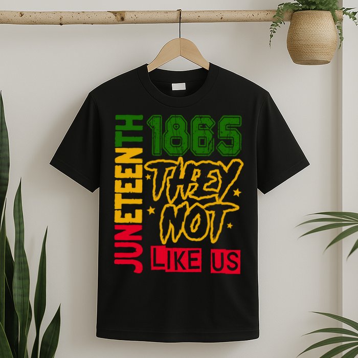 Juneteenth 1865 Black History Month They Not Like Us T-Shirt