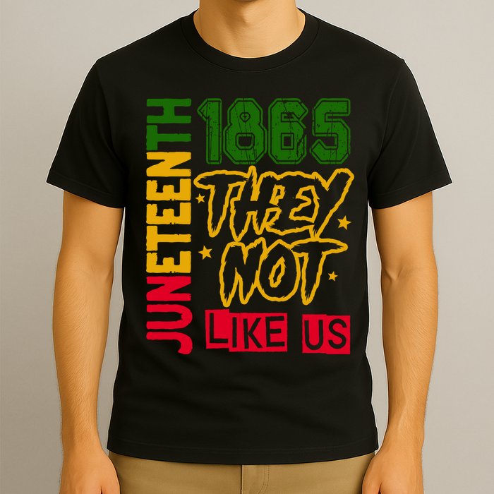 Juneteenth 1865 Black History Month They Not Like Us T-Shirt
