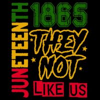 Juneteenth 1865 Black History Month They Not Like Us Tall T-Shirt