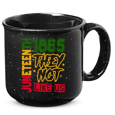 Juneteenth 1865 Black History Month They Not Like Us 15oz Campfire Ceramic Mug