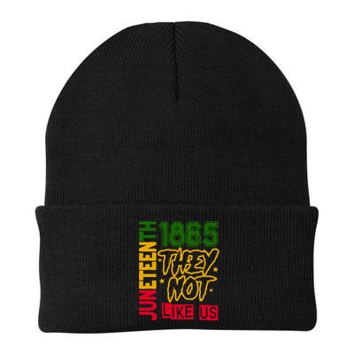 Juneteenth 1865 Black History Month They Not Like Us Beanie