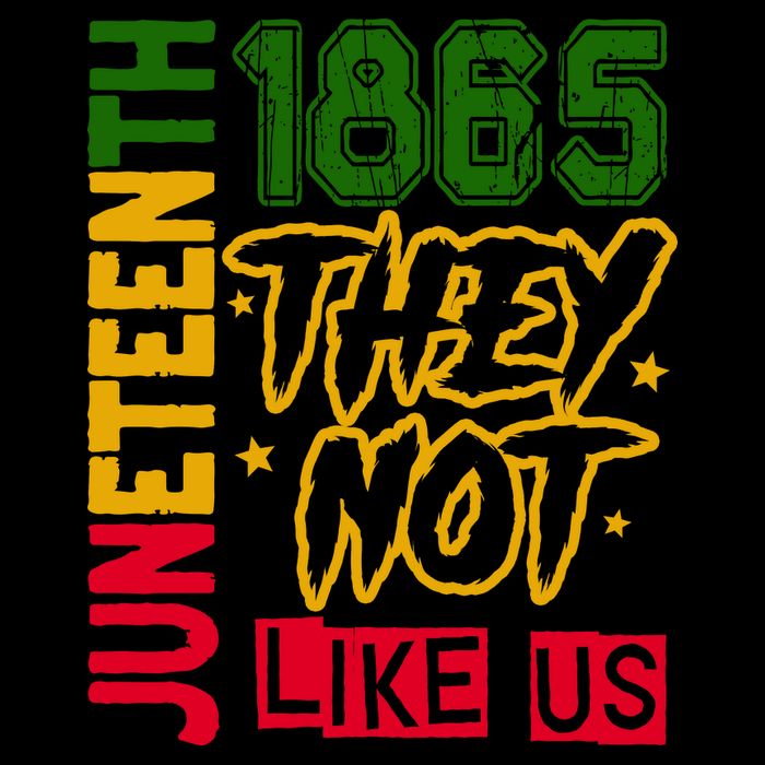 Juneteenth 1865 Black History Month They Not Like Us Drawstring Bag