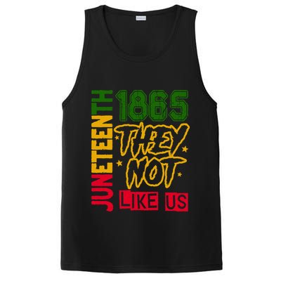 Juneteenth 1865 Black History Month They Not Like Us PosiCharge Competitor Tank
