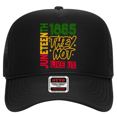 Juneteenth 1865 Black History Month They Not Like Us Hat