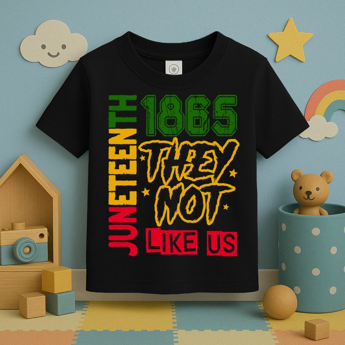 Juneteenth 1865 Black History Month They Not Like Us Toddler T-Shirt