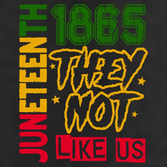 Juneteenth 1865 Black History Month They Not Like Us Microfiber Hand Towel