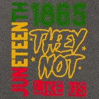 Juneteenth 1865 Black History Month They Not Like Us Cotton Canvas Backpack