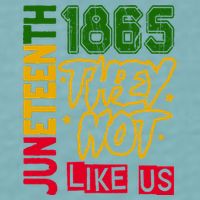 Juneteenth 1865 Black History Month They Not Like Us Sueded Cloud Jersey T-Shirt