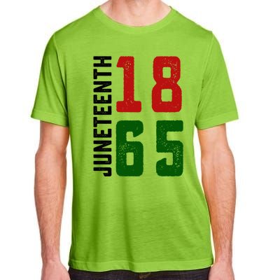 Juneteenth 1865 Black Freedom African American Independence Gift Adult ChromaSoft Performance T-Shirt