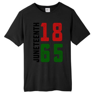 Juneteenth 1865 Black Freedom African American Independence Gift Tall Fusion ChromaSoft Performance T-Shirt