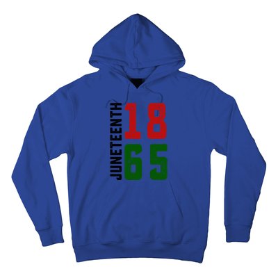 Juneteenth 1865 Black Freedom African American Independence Gift Hoodie