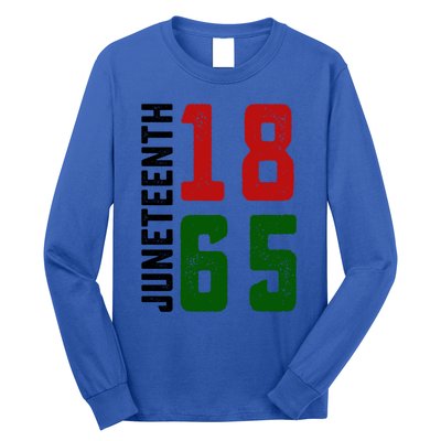 Juneteenth 1865 Black Freedom African American Independence Gift Long Sleeve Shirt