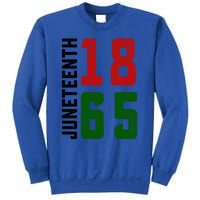 Juneteenth 1865 Black Freedom African American Independence Gift Sweatshirt