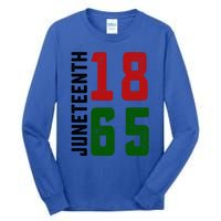 Juneteenth 1865 Black Freedom African American Independence Gift Tall Long Sleeve T-Shirt