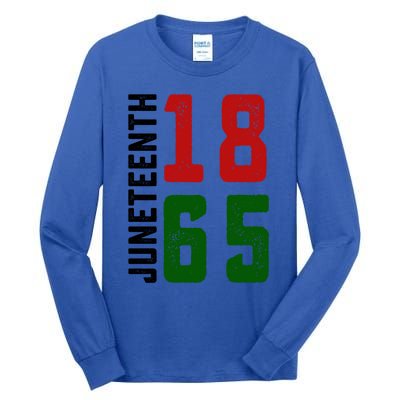 Juneteenth 1865 Black Freedom African American Independence Gift Tall Long Sleeve T-Shirt