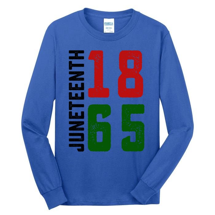 Juneteenth 1865 Black Freedom African American Independence Gift Tall Long Sleeve T-Shirt