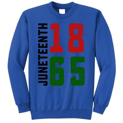 Juneteenth 1865 Black Freedom African American Independence Gift Tall Sweatshirt