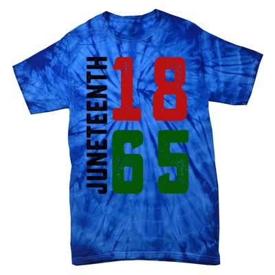 Juneteenth 1865 Black Freedom African American Independence Gift Tie-Dye T-Shirt