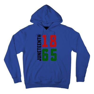 Juneteenth 1865 Black Freedom African American Independence Gift Tall Hoodie