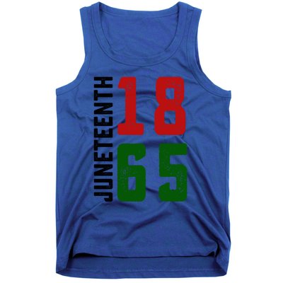 Juneteenth 1865 Black Freedom African American Independence Gift Tank Top