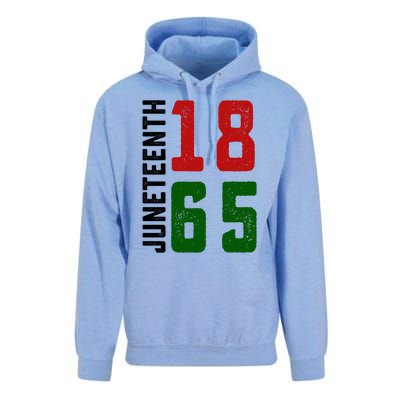 Juneteenth 1865 Black Freedom African American Independence Gift Unisex Surf Hoodie