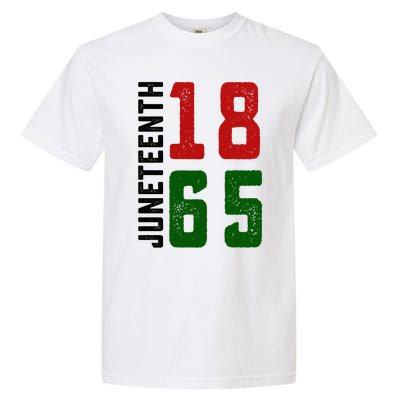 Juneteenth 1865 Black Freedom African American Independence Gift Garment-Dyed Heavyweight T-Shirt