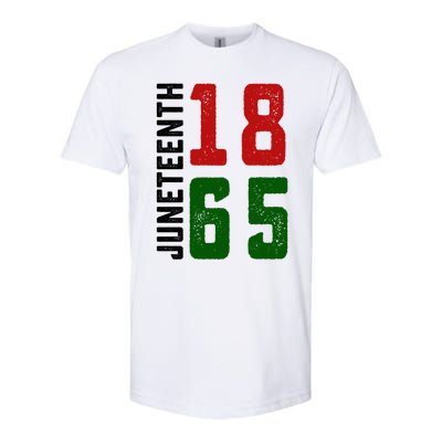 Juneteenth 1865 Black Freedom African American Independence Gift Softstyle CVC T-Shirt