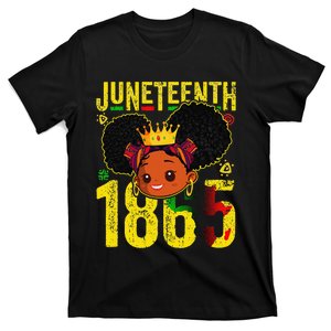 Juneteenth 1865 Brown Skin Princess African T-Shirt