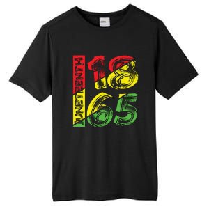 Juneteenth 1865 Black History Tall Fusion ChromaSoft Performance T-Shirt