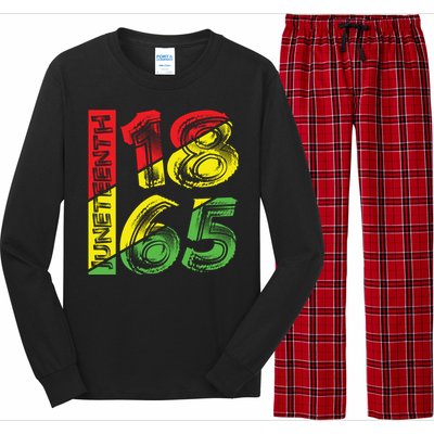 Juneteenth 1865 Black History Long Sleeve Pajama Set