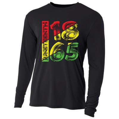 Juneteenth 1865 Black History Cooling Performance Long Sleeve Crew